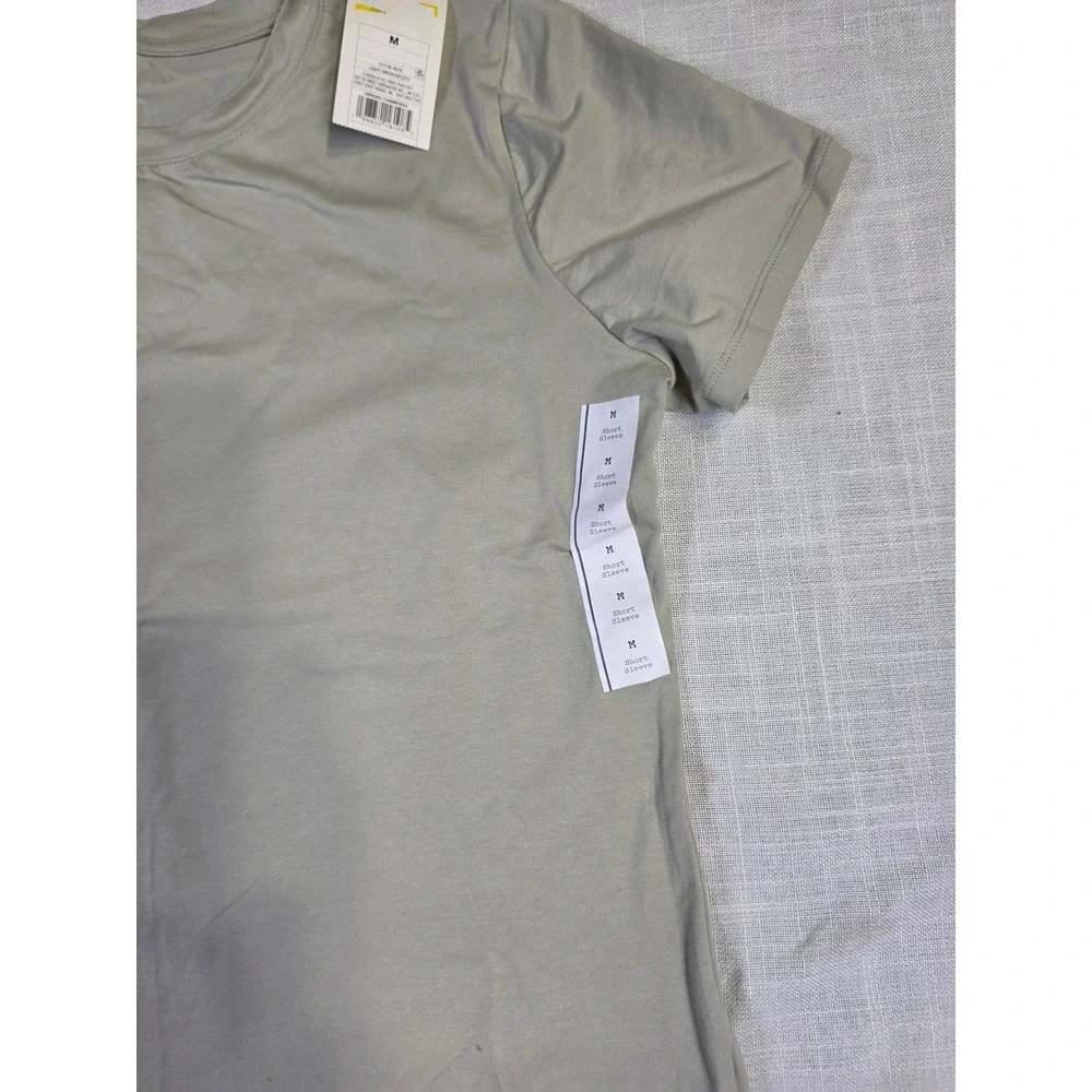 A New Day Womens Short Sleeve Crew Neck T-Shirt Light Green Medium 018 00 4210